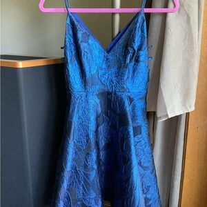 Jules & Cleo Blue Floral Mini Dress